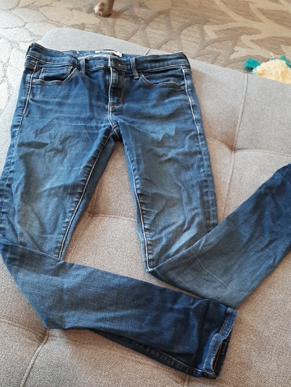 Banana Republic Women's Skinny Jeans in Dark Blue Denim